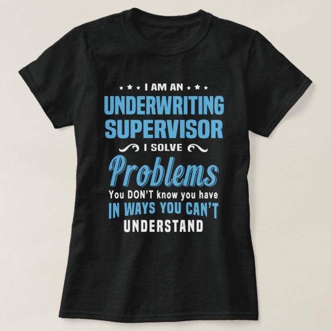 Camiseta Supervisor de suscripción (Diseño del anverso)
