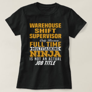 Camiseta Supervisor de turno de almacén