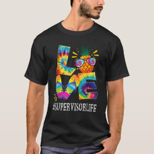 Camiseta Supervisor Love Pineapple Summer Funny Off de serv