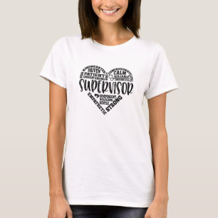 Camiseta Supervisor o director, tienda minorista o tienda