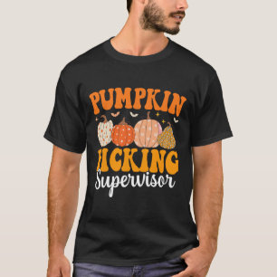 Camiseta Supervisora de selección de calabaza Groovy Famili