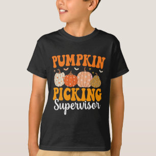 Camiseta Supervisora de selección de calabaza Groovy Famili