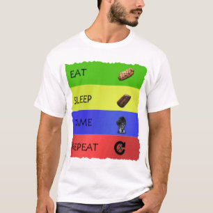 Camiseta Supervivencia Arca Evolución Eat Sleep Tame Repeti