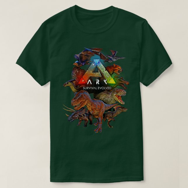 Camiseta Supervivencia Arca Evolucionado TShirt (Diseño del anverso)