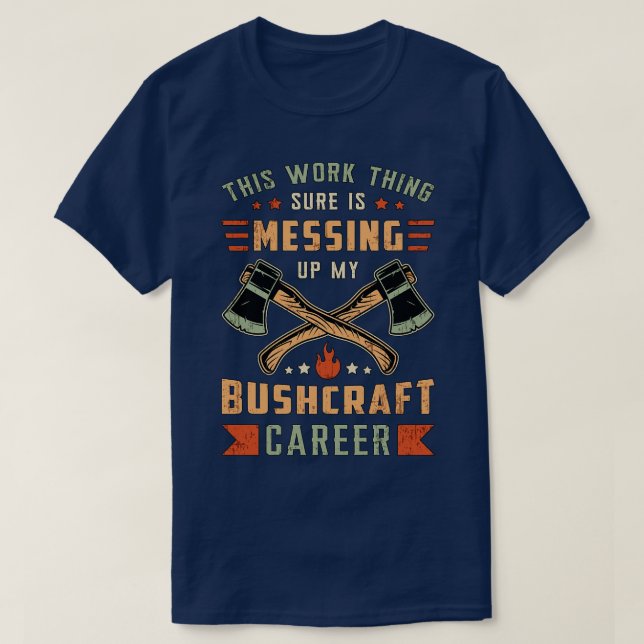 Camiseta Supervivencia de la naturaleza de la aventura de B (Diseño del anverso)