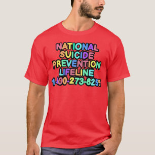 Camiseta Supervivencia nacional de prevención del suicidio