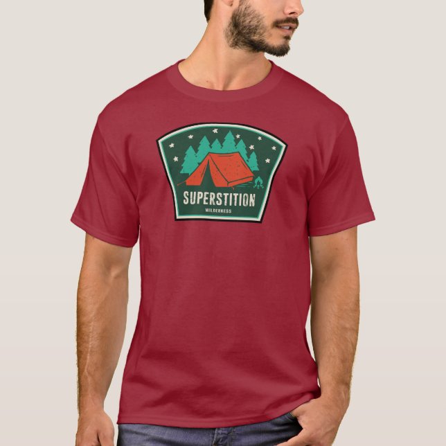 Camiseta Supervivencia salvaje Camping Arizona (Anverso)