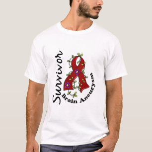 Camiseta Superviviente 15 del Aneurysm del cerebro