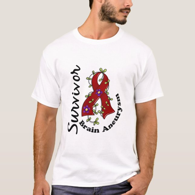 Camiseta Superviviente 15 del Aneurysm del cerebro (Anverso)