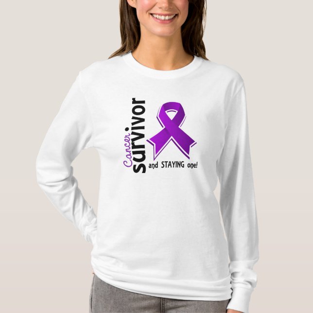 Camiseta Superviviente 19 del cáncer pancreático (Anverso)