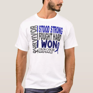 Camiseta Superviviente 4 del cáncer de colon
