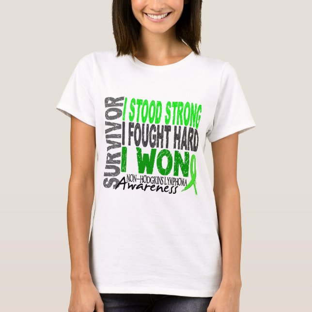 Camiseta Superviviente 4 del linfoma Non-Hodgkin (Anverso)
