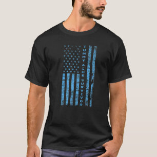 Camiseta Superviviente Ache Ache Abdominal Ache Stomach