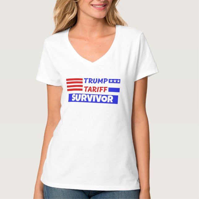 CAMISETA SUPERVIVIENTE ARANCELARIO DE TRUMP (Anverso)