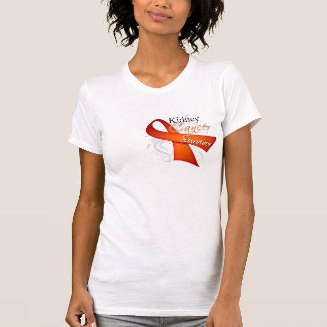 Camiseta Superviviente - cáncer del riñón (Anverso)