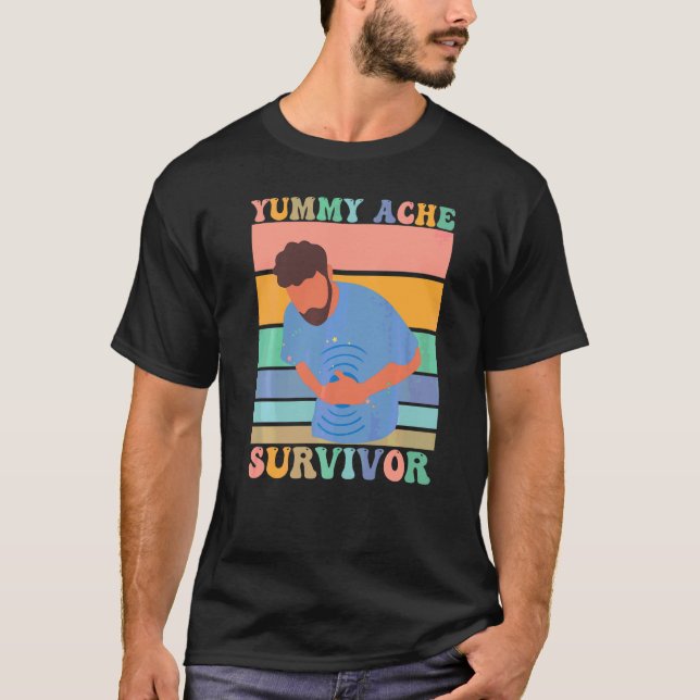 Camiseta Superviviente Clásico Dolor de Barriga   (Anverso)