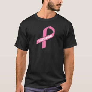 Camiseta Superviviente de 9 años (cinta del rosa del cánc
