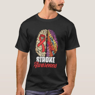 Camiseta Superviviente de accidente cerebrovascular Cinta R