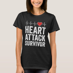 Camiseta Superviviente de ataque al corazón Conciencia de l