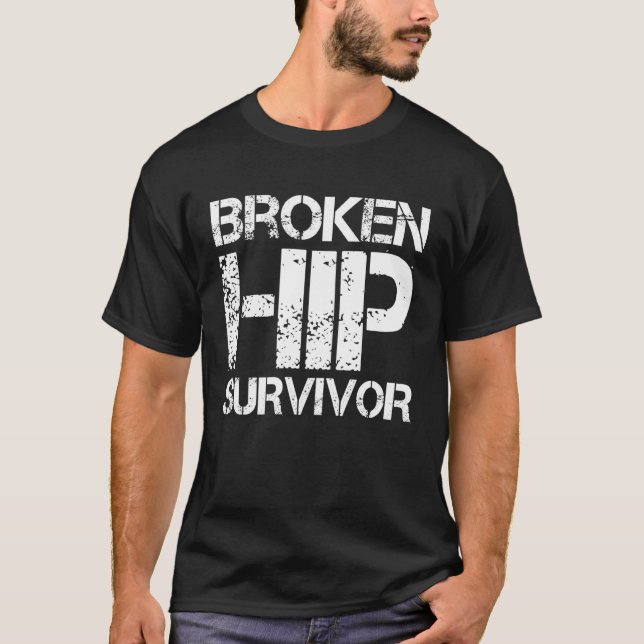 Camiseta Superviviente de cadera rota (Anverso)