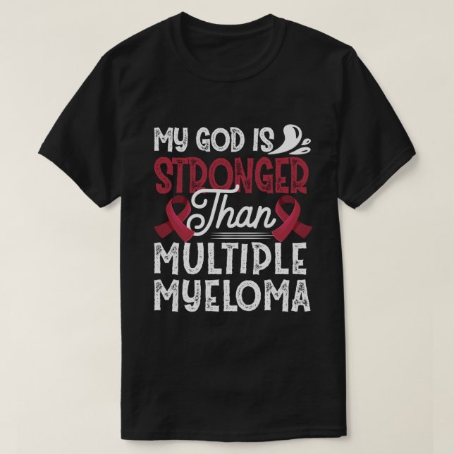 Camiseta Superviviente de cáncer de sangre de RD - Múltiple (Diseño del anverso)