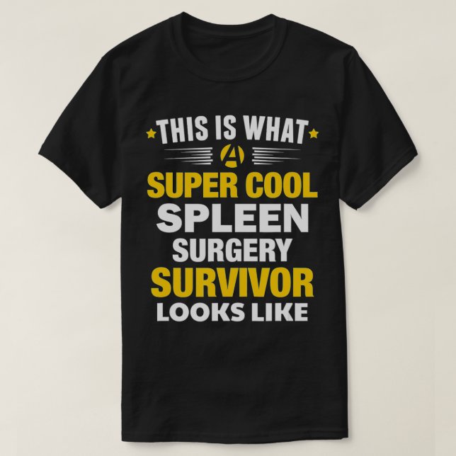Camiseta Superviviente de cirugía bituminosa se pone bien p (Diseño del anverso)