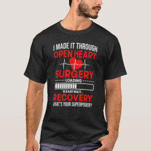 Camiseta Superviviente de Cirugía de Corazón Abierto CHD Co