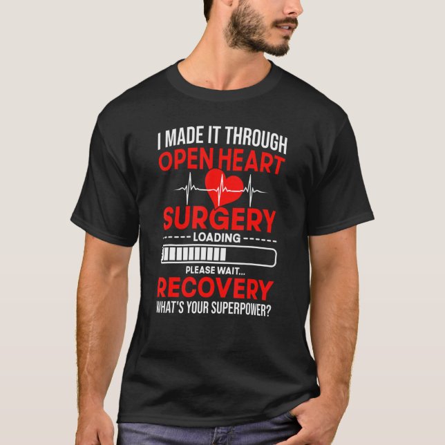 Camiseta Superviviente de Cirugía de Corazón Abierto CHD Co (Anverso)