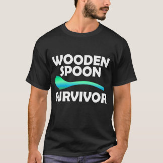 Camiseta Superviviente de Cuchara de Madera Humor Sarcástic