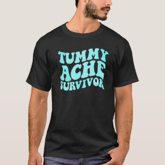 Camiseta Superviviente de dolor de barriga Dolor de estómag