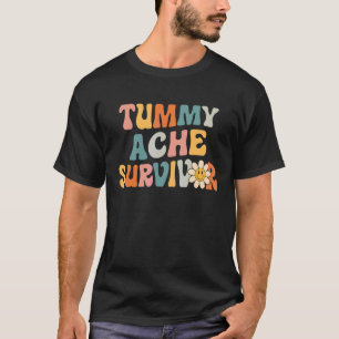 Camiseta Superviviente de dolor de barriga Dolor de estómag
