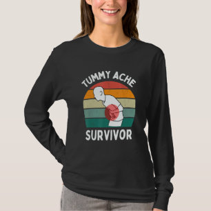 Camiseta Superviviente de Dolor de Barriga Humor Vintage Do