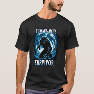 Camiseta SUPERVIVIENTE DE DOLOR DE BARRIGA Mi barriga duele