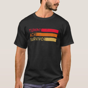 Camiseta Superviviente de dolor de barriga Problemas estoma