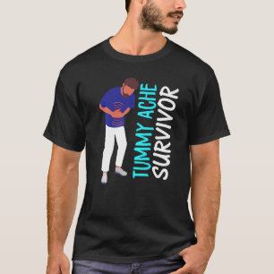 Camiseta SUPERVIVIENTE DE DOLOR DE BARRIGA Vintage Dolor de