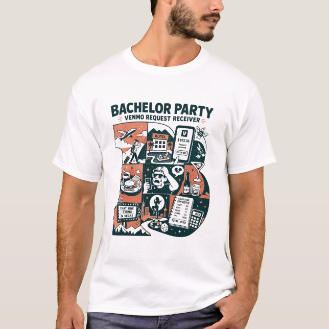 Camiseta Superviviente de fin de semana de despedida de sol (Anverso)