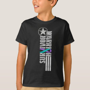Camiseta Superviviente de Guerrero de Prevención del Suicid