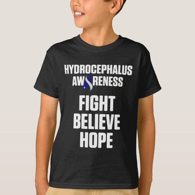 Camiseta Superviviente de Hydrocephalus luchó contra el gue (Anverso)