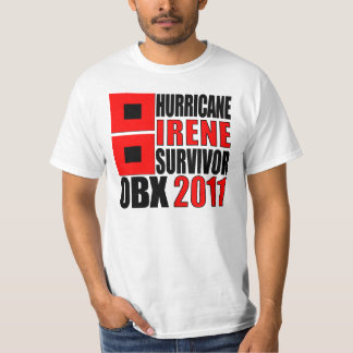 Camiseta Superviviente de Irene del huracán