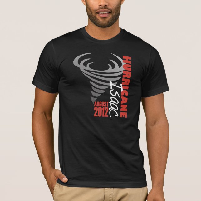 Camiseta Superviviente de Isaac del huracán (Anverso)