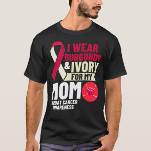 Camiseta Superviviente de la cinta del cáncer de cuello y c