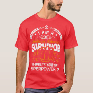 Camiseta Superviviente de la conciencia de esclerosis múlti