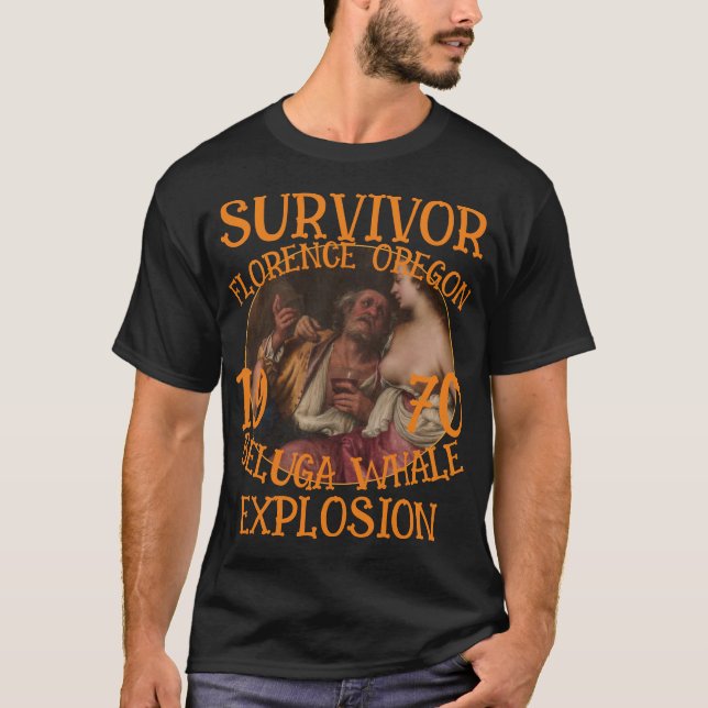 Camiseta Superviviente de la explosión de ballenas de Oregó (Anverso)