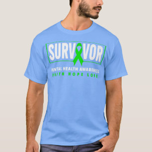 Camiseta Superviviente de la salud mental - Concienciación 