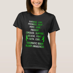 Camiseta Superviviente de Lesión Cerebral Traumática Vence