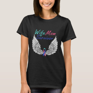 Camiseta Superviviente de mamá Traje de detección de cáncer
