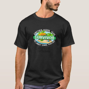 Camiseta Superviviente de primer grado del día de la escuel