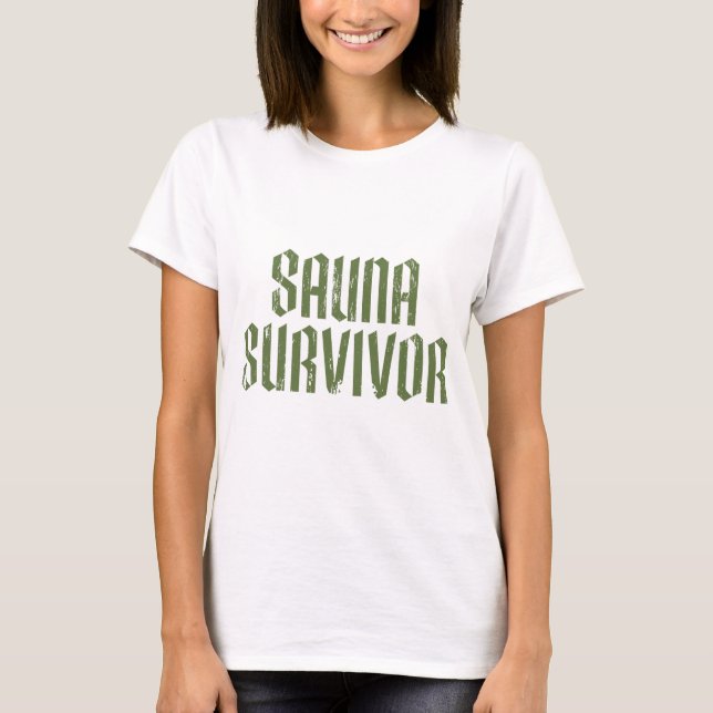 Camiseta Superviviente de sauna 05 (Anverso)