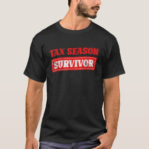 Camiseta Superviviente de temporada de impuestos Devolucion