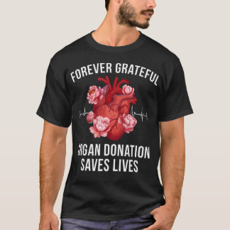 Camiseta Superviviente de trasplante de corazón agradecido 
